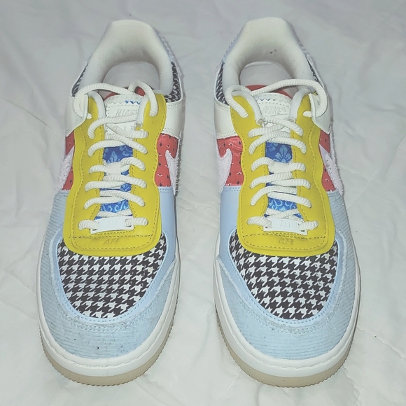 Nike Airforce 1 Patchwork sz 9.5 - Picture 2 of 6
